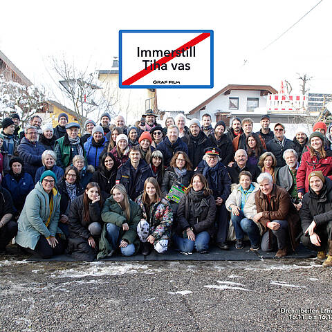 Immerstill Drehschluss Teamfoto